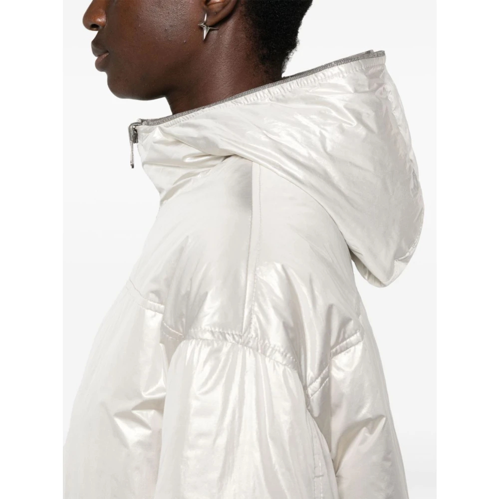 BRUNELLO CUCINELLI Witte Jassen & Mantels Aw24 White Dames