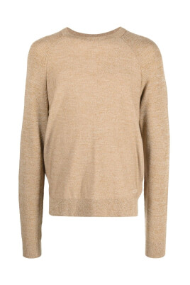 beige-uld-mouline-sweater