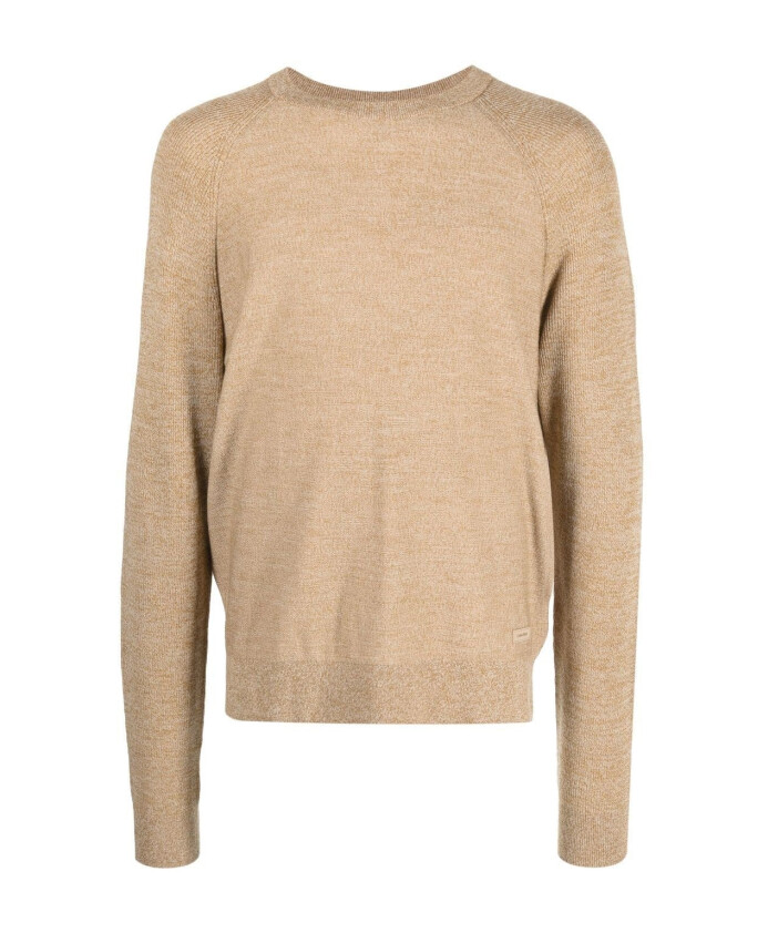 pull-en-maille-moulinee-beige-en-laine