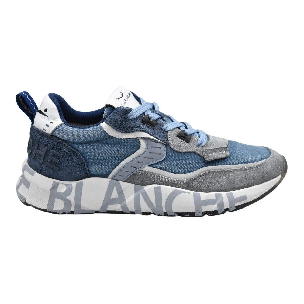 Voile Blanche City Sneaker met Technische Stof en Suède Heren Schoenen Veelkleurig Multicolor