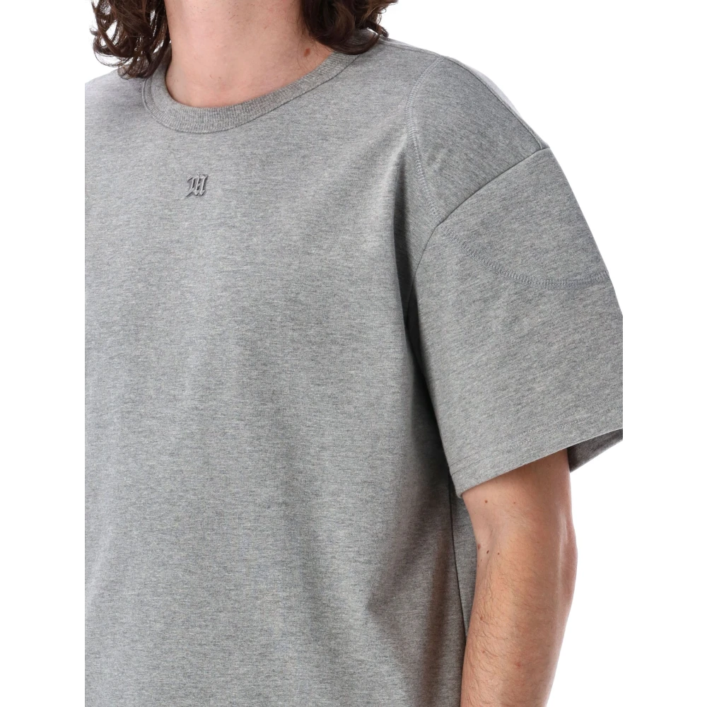 Misbhv Gewatteerde schouder voetbalshirt Gray Heren