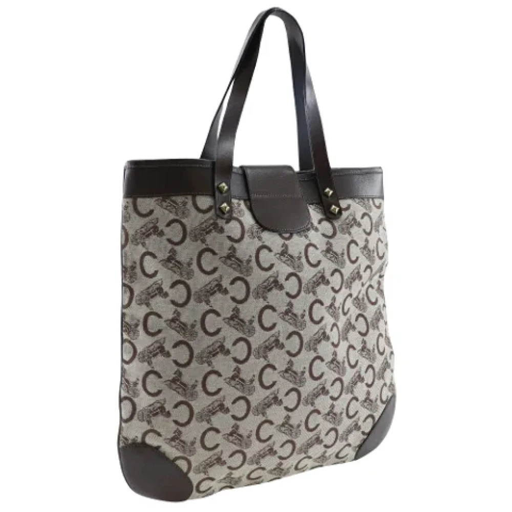 Celine Vintage Pre-owned Canvas totes Gray Dames
