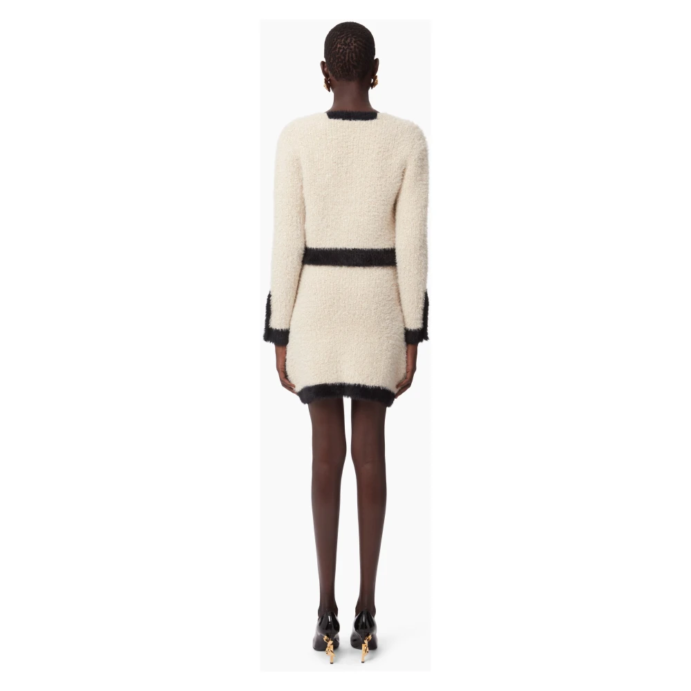 Nina Ricci Beige Tweed A-Lijn Mini Rok Beige Dames