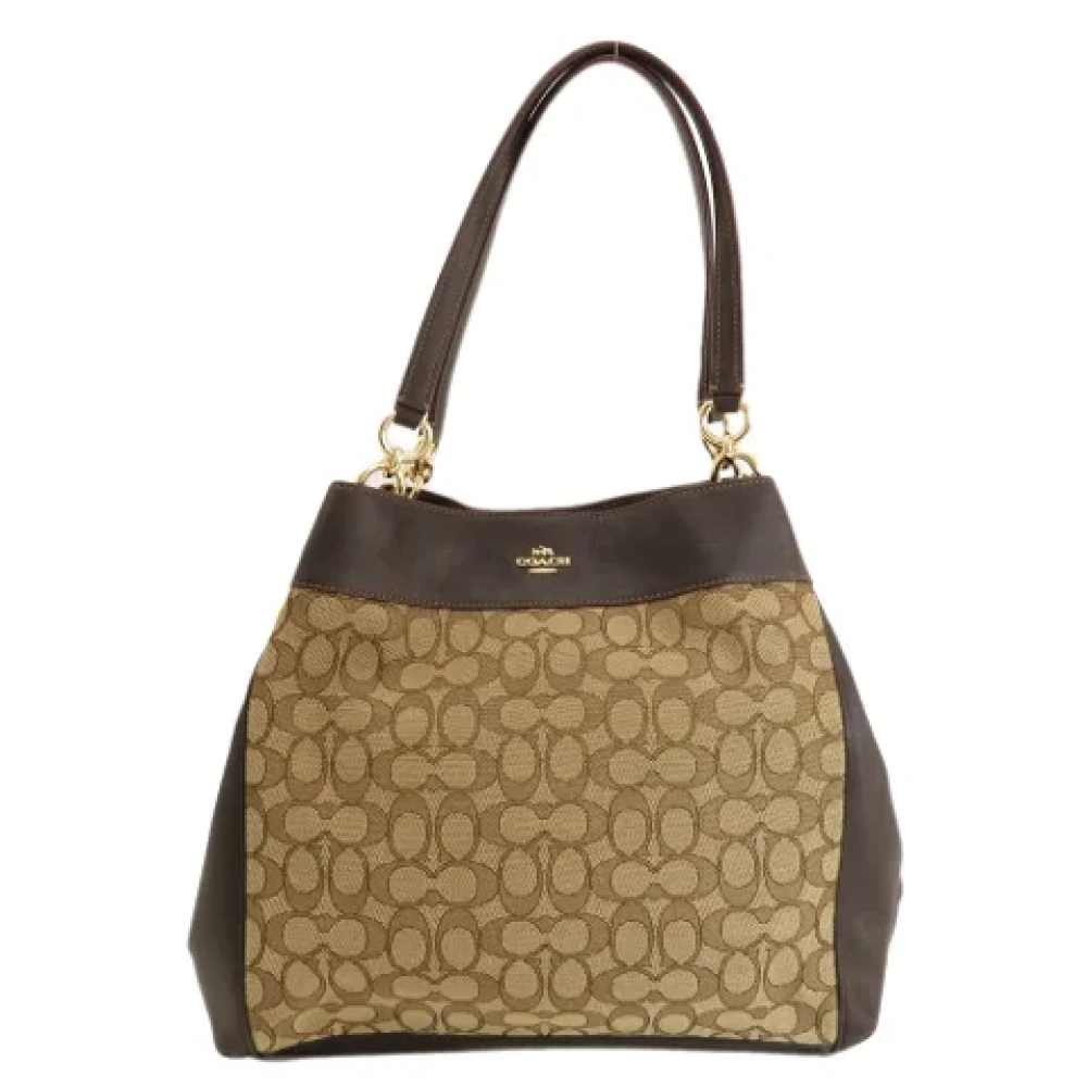 Coach Pre-owned Fabric totes Beige Dames