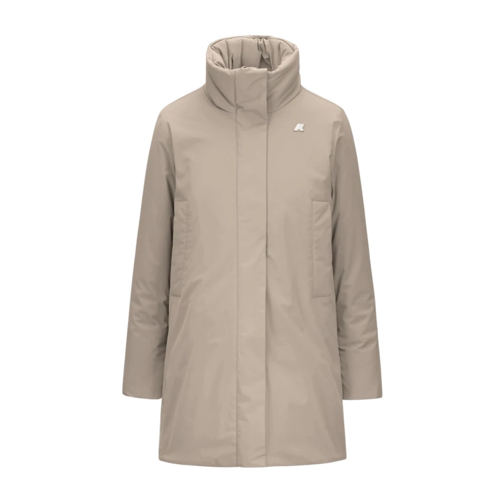 K-Way Donna Beige Giacche, M, New,
