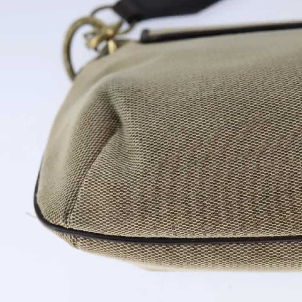 Gucci Vintage Pre-owned Canvas gucci-bags Beige Dames