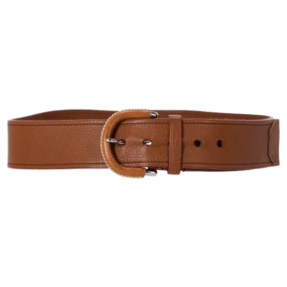 Prada Vintage Pre-owned Leather belts Brown Heren