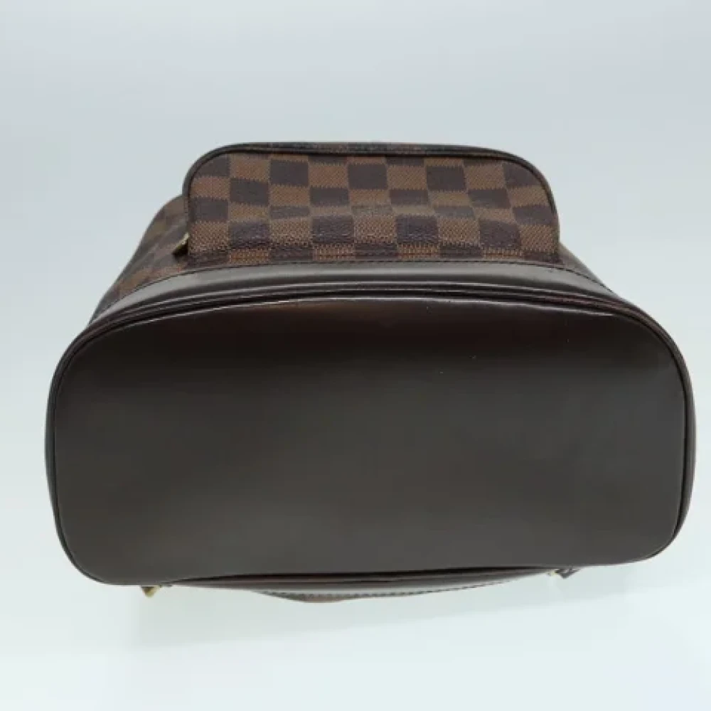 Louis Vuitton Vintage Pre-owned Canvas backpacks Brown Dames