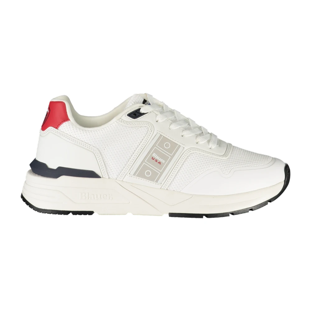 Blauer Men's White Sneakers, 10 Uk, Sports Shoe