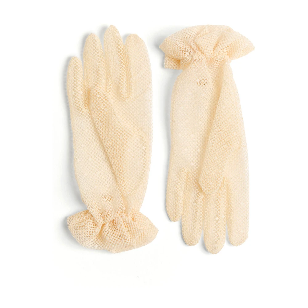 Valentino Garavani Stijlvolle Winterhandschoenen voor Vrouwen Beige Dames