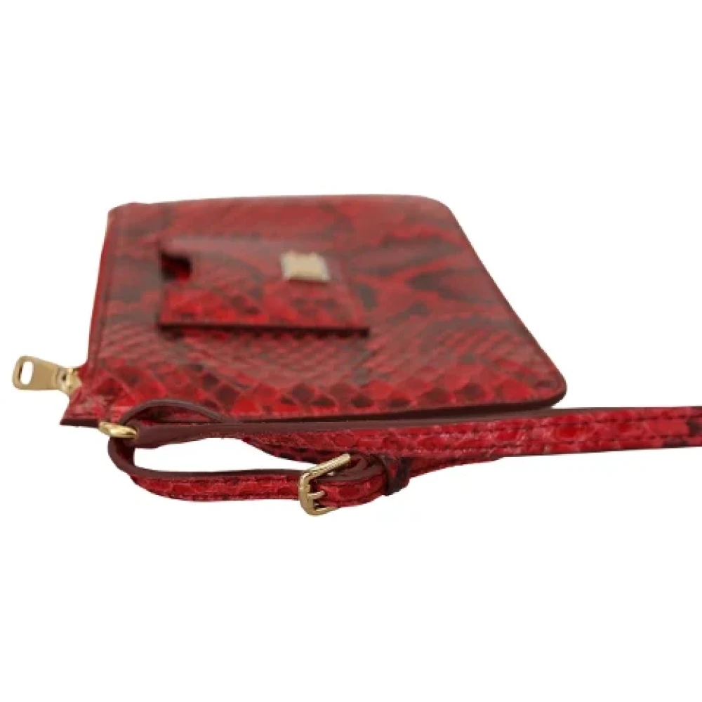 Dolce & Gabbana Pre-owned Fabric clutches Red Dames