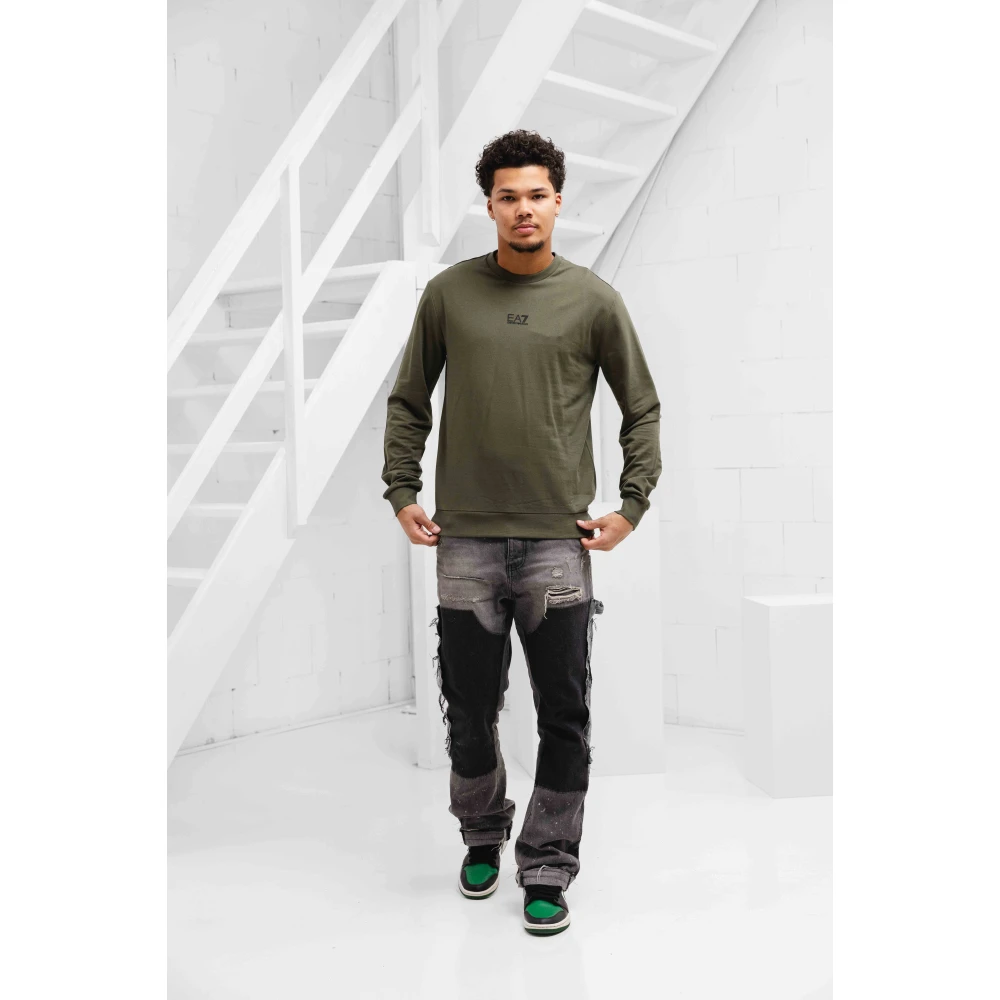Emporio Armani Trendy Sweater voor Heren Groen Green Heren