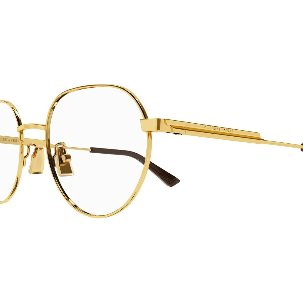 Bottega Veneta Gold Eyewear Frames Sunglasses Yellow Unisex