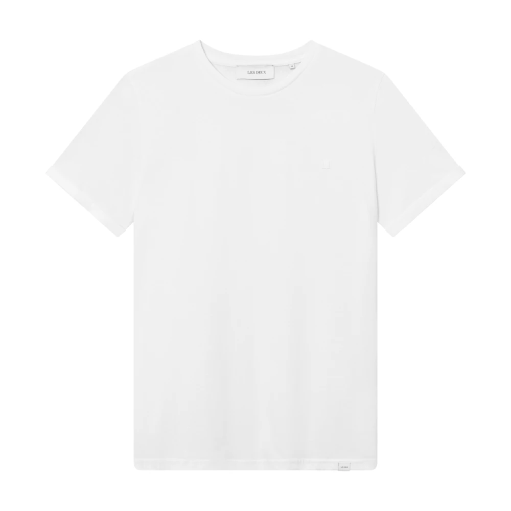 Les Deux Witte Nørregaard Tonal T-Shirt White Heren