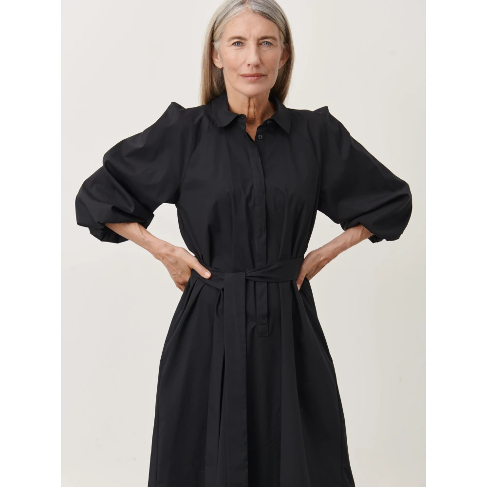 Jane Lushka Stijlvol Zwart Carlen Jurk Black Dames