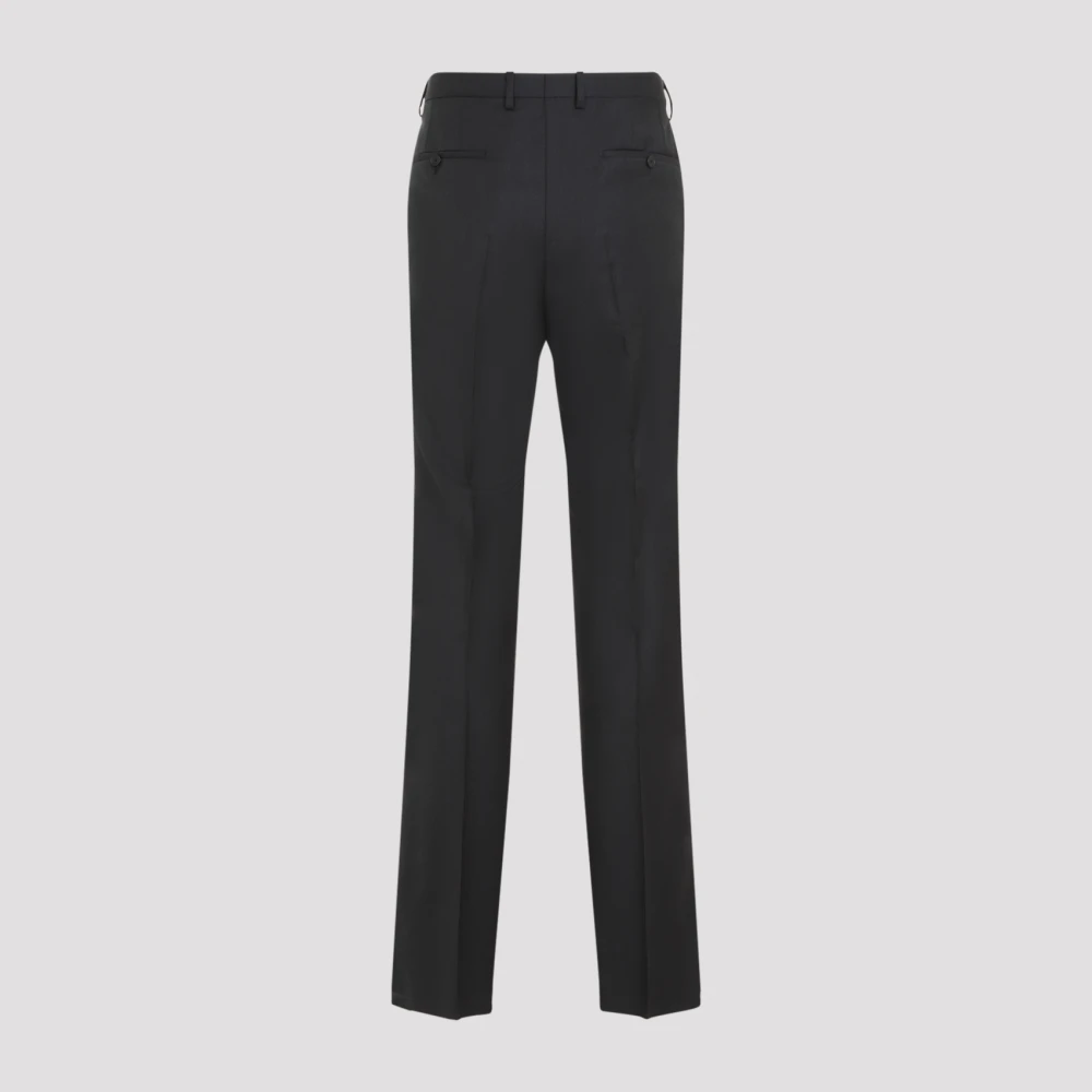 Lanvin Getailleerde antracietbroek Black Heren