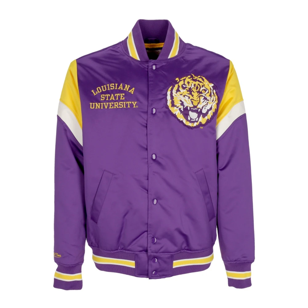 Mitchell & Ness LSU Tigers Bomberjack Paars Purple Heren