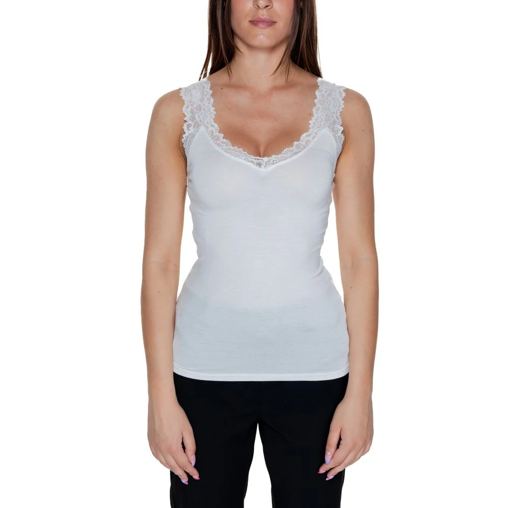 Vero Moda Women's White Rosa Sl Cami Top in Size 8, Sports Direct - Image 5
