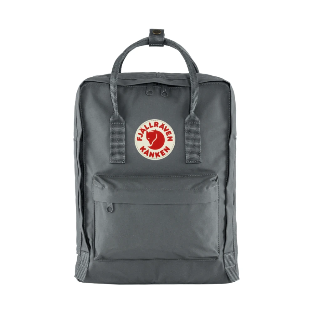 Fjällräven Unisex Grijs Tassen One Size, Klassieke Rugzak Voor Dagelijks Gebruik