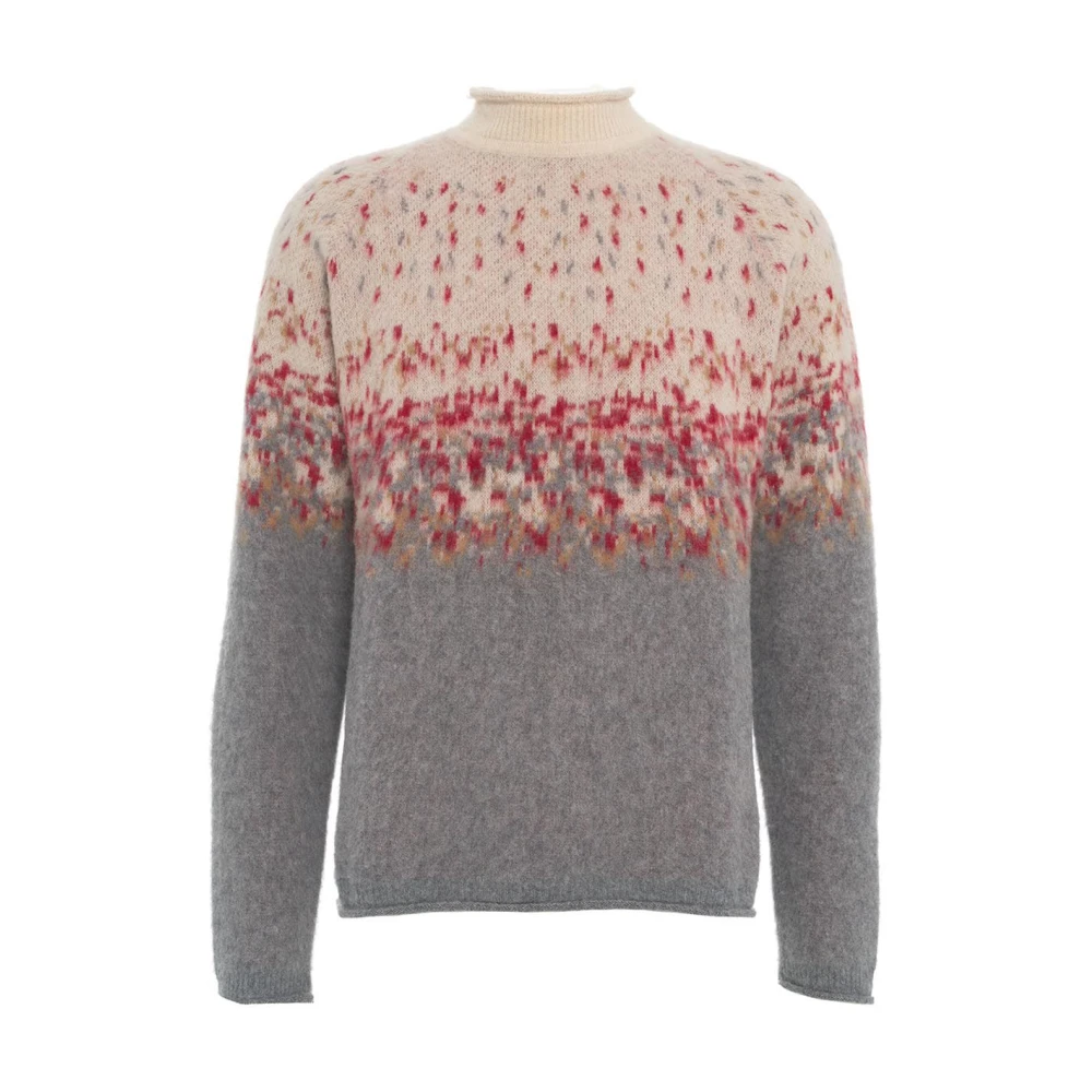 Mauro Grifoni Gebreide kleding voor mannen Aw24 Gray Heren