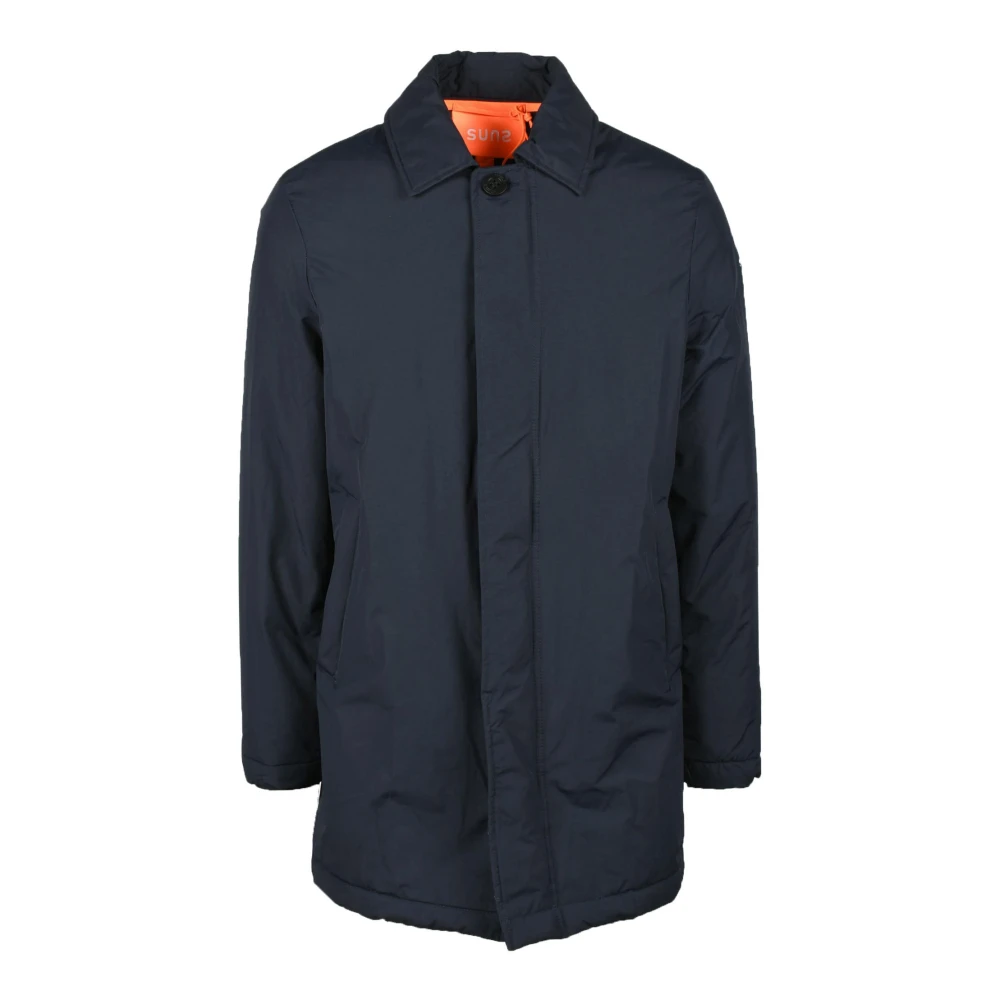 Suns Nylon buitenkleding jas Black Heren