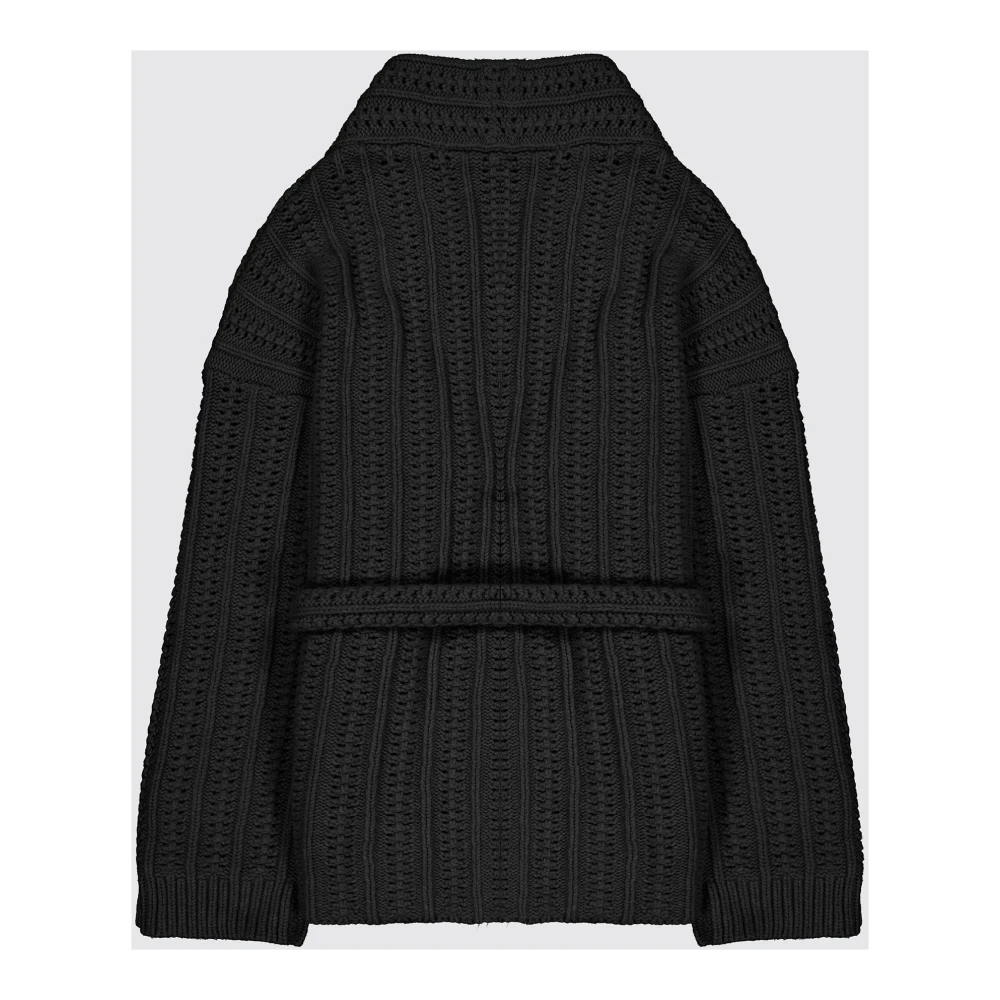 Laneus Wollen Vest Jas Hybride Black Heren