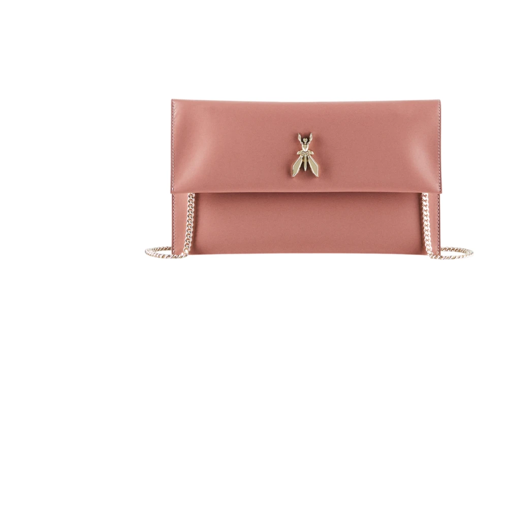 Patrizia Pepe Vrouw Roze Tassen Dames, One Size, Leer, Fly Pochette