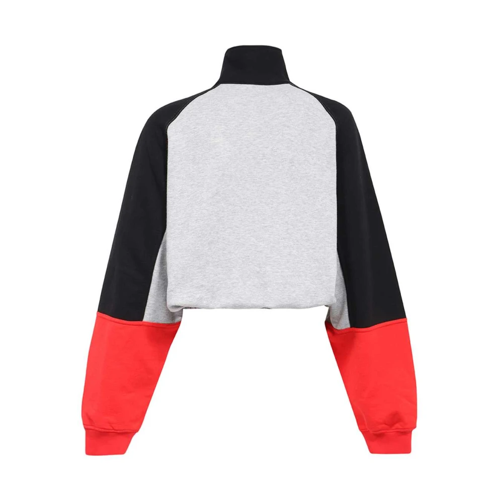 Dsquared2 Katoenen sweatshirt met opstaande kraag Multicolor Dames