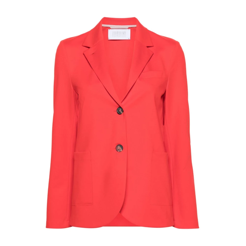 Harris Wharf London Felrood Stretch-Jersey Blazer Red Dames