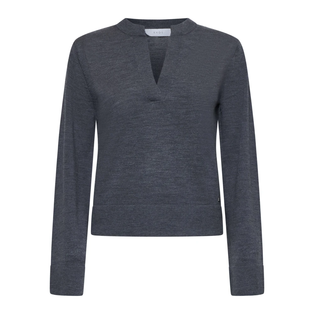 Kaos Antraciet Sweater Collectie Gray Dames