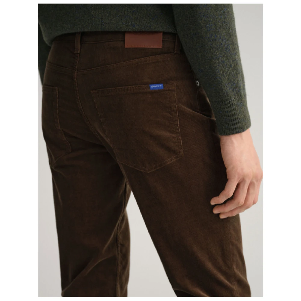 Gant Slimme Velvet Hayes Broek Brown Heren