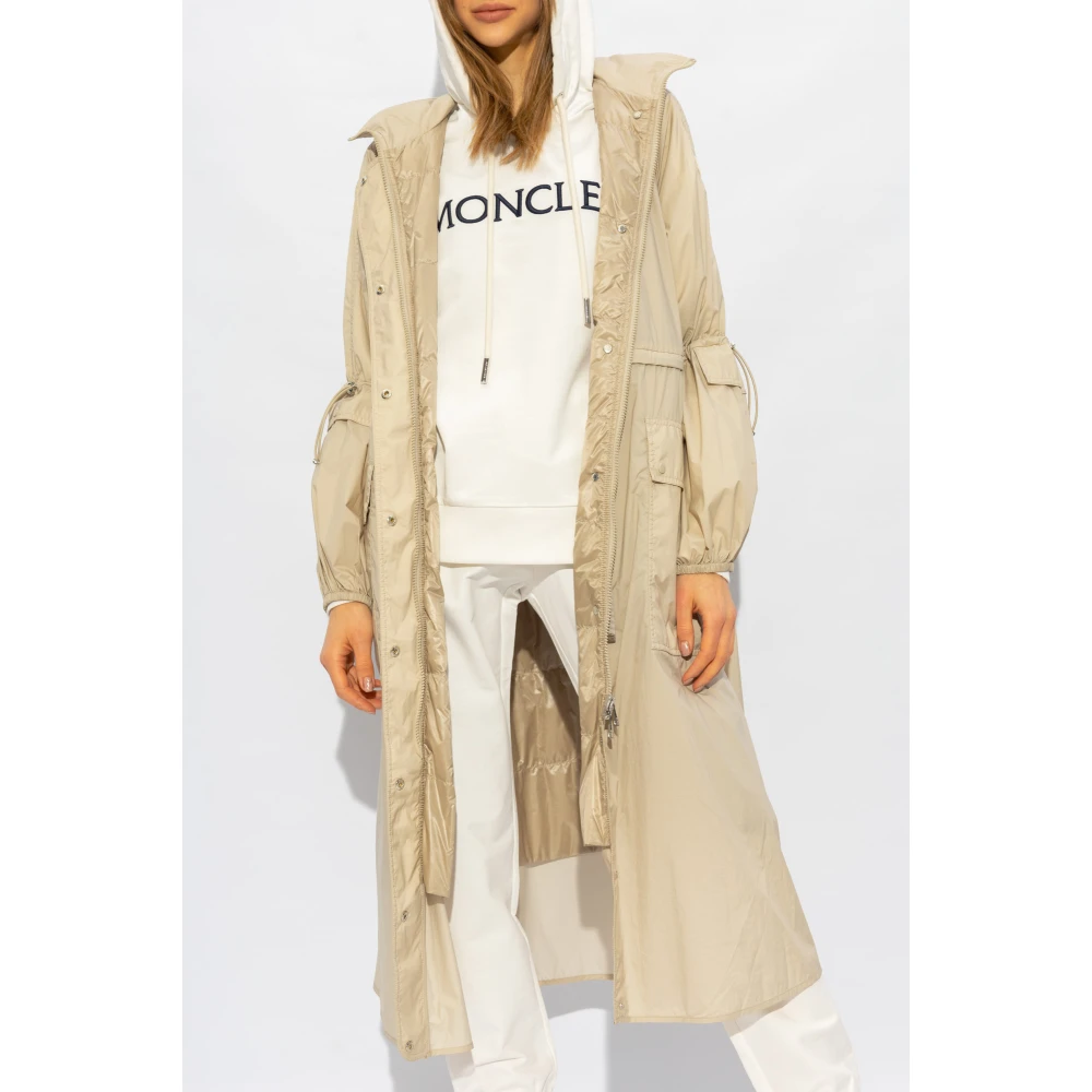 Moncler Lins jas Beige Dames