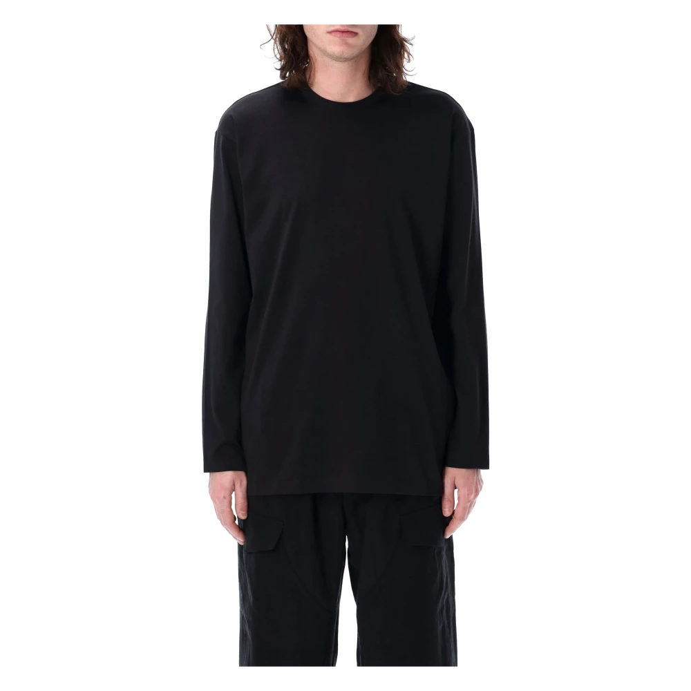 Y-3 Zwart Grafisch T-shirt met Logoprint Black Heren