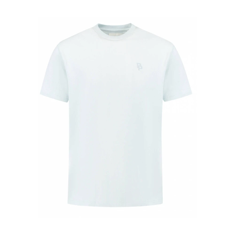 Pure Path Ronde hals SS T-shirt Loose Fit Blue Heren
