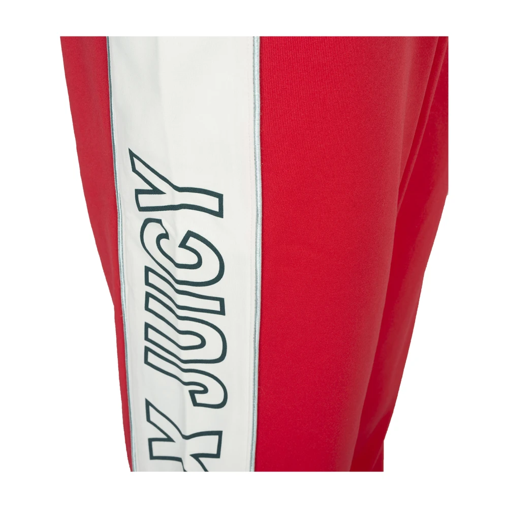Juicy Couture Elastische Taille Sweatpants Red Dames