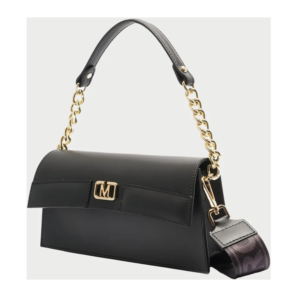 Marc Ellis Zwarte Clutch Tas met Kettingband Black Dames