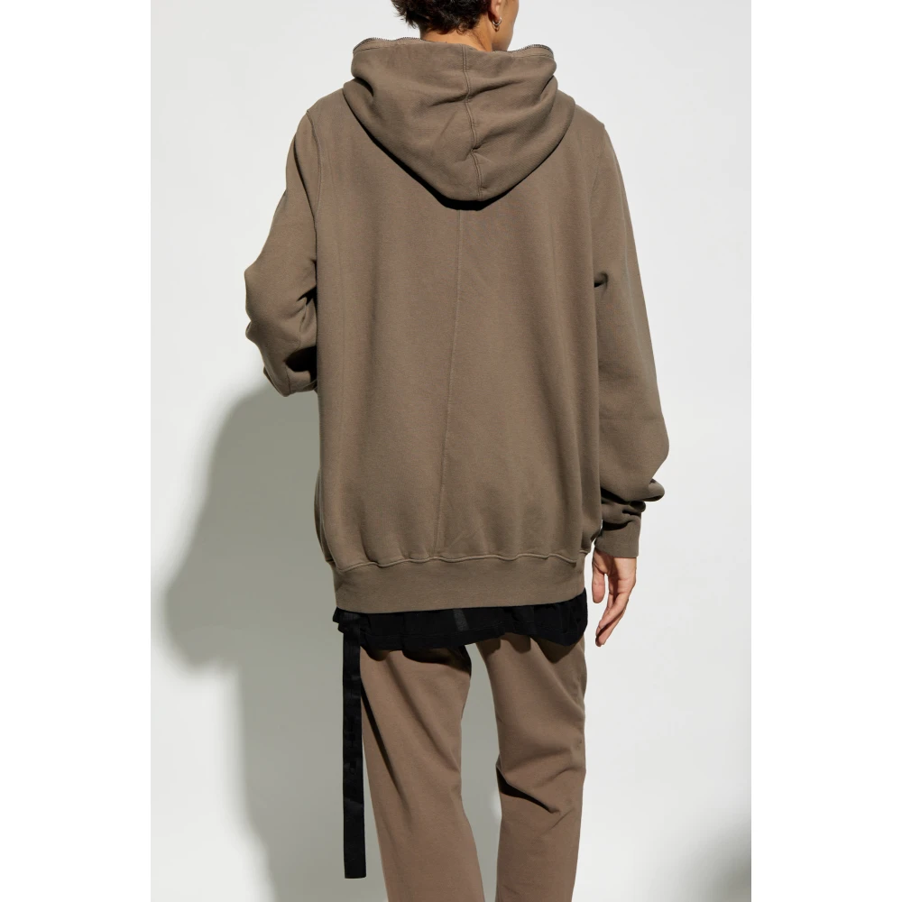 Rick Owens Sweatshirt Jumbo Gimb Brown Heren