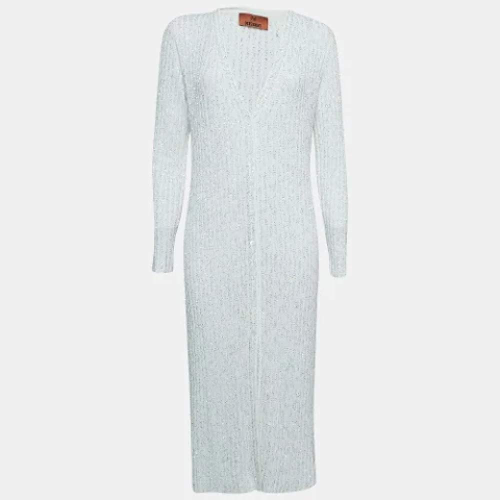 Missoni Pre-owned Knit dresses White Dames