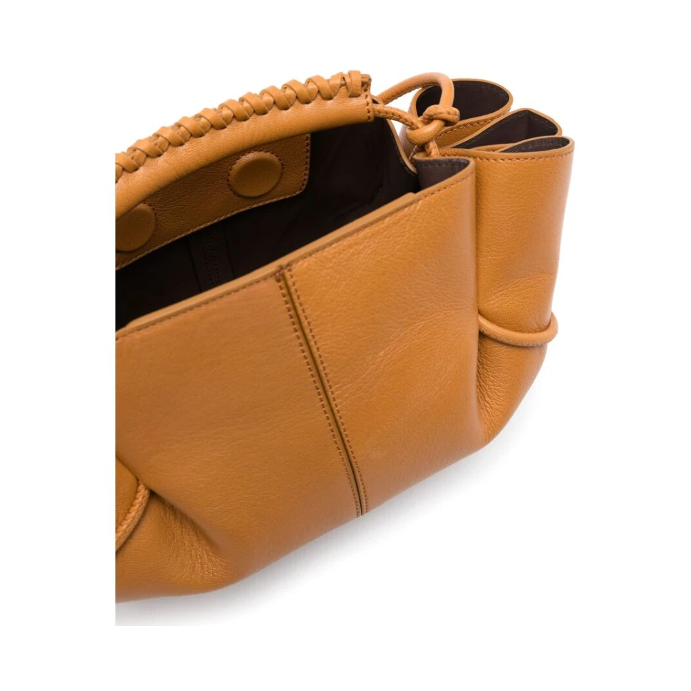 Hereu Bruine Schoudertas met Magnetische Sluiting Brown Dames