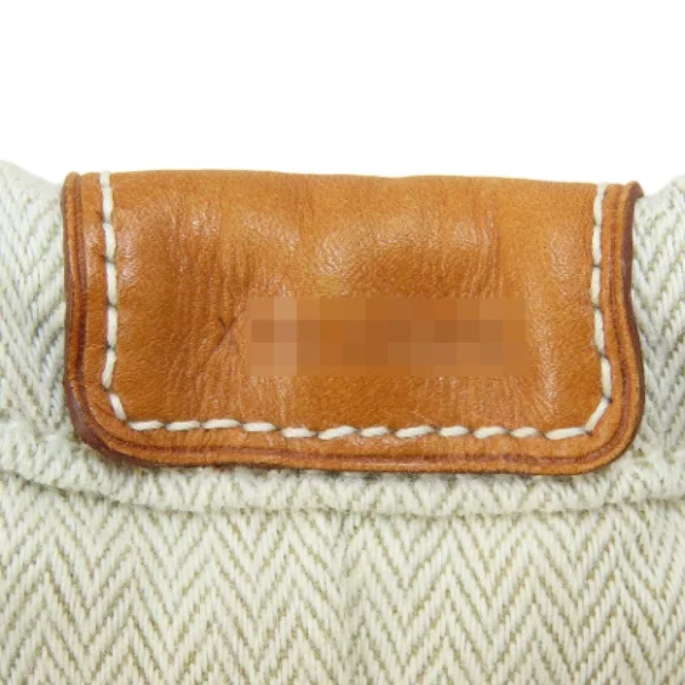 Hermès Vintage Pre-owned Fabric pouches Beige Dames