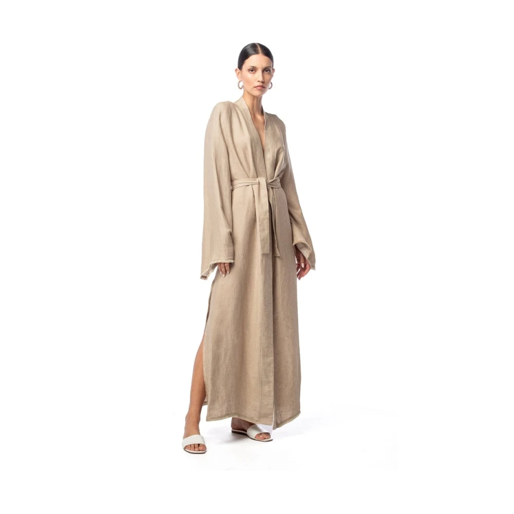 MVP wardrobe Antibes Kimono Beige Dames