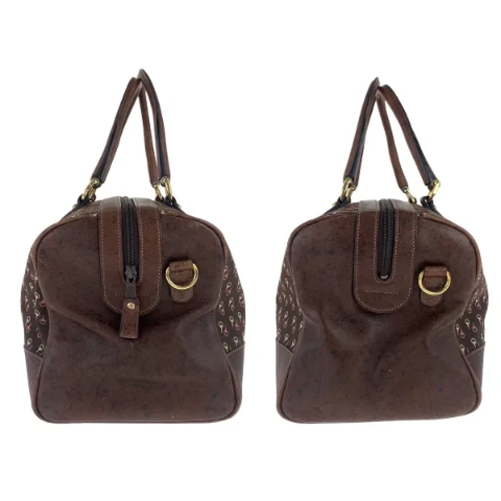 Gucci Vintage Pre-owned Canvas gucci-bags Brown Dames