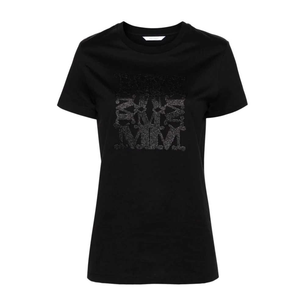 Max Mara Zwarte T-shirts en Polos Black Dames
