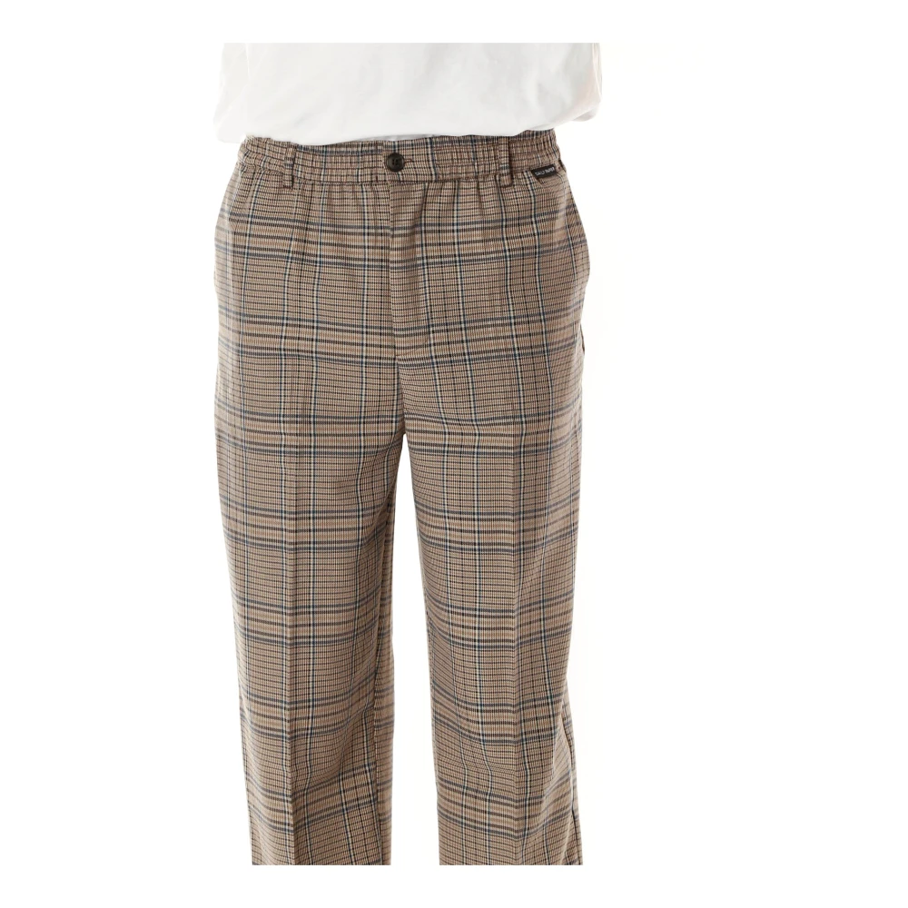 Daily Paper Wide Trousers Brown Heren