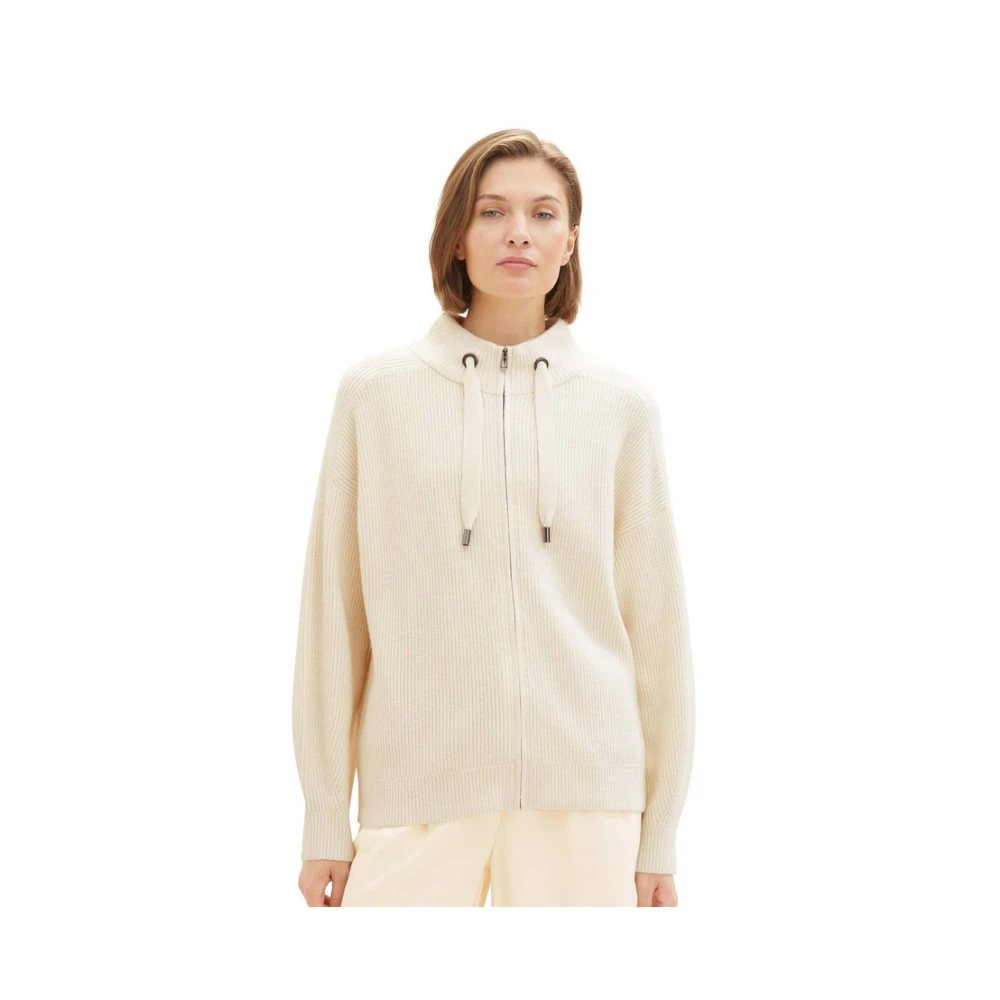 Tom Tailor Gebreide Vesten White Dames