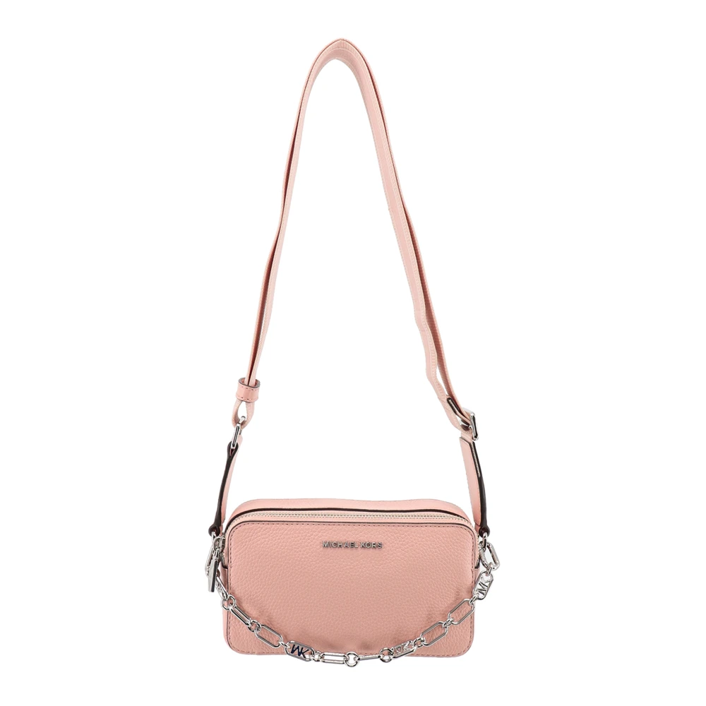 Michael Kors Leren Crossbody Bag Pink Dames