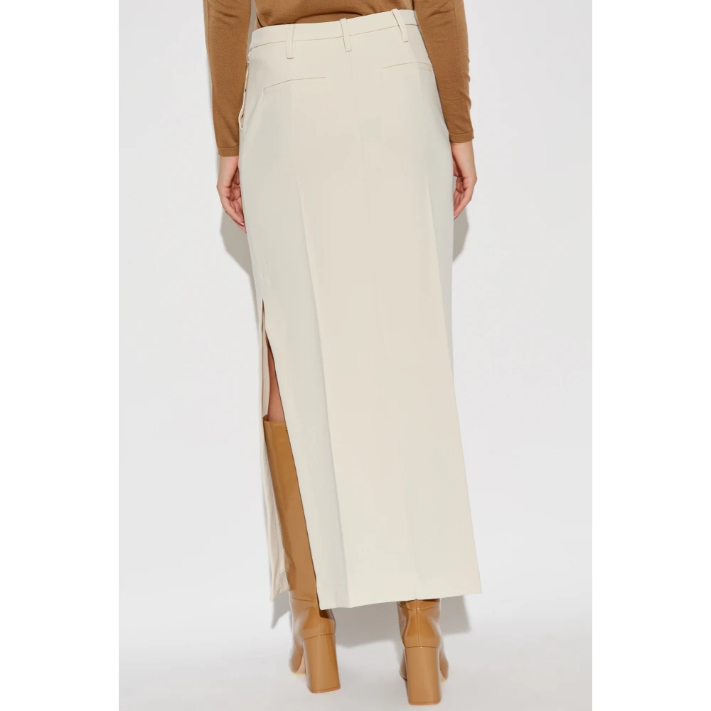 Birgitte Herskind Rok met split Beige Dames