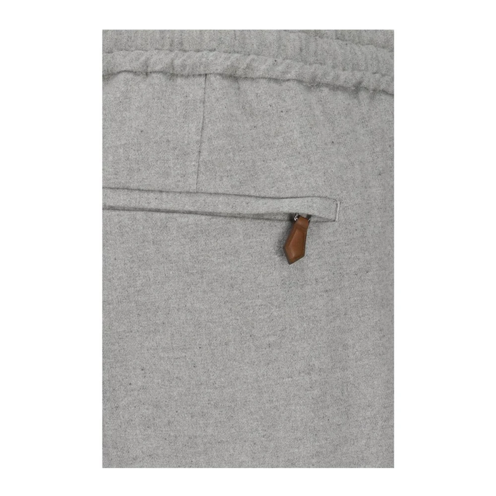 PT Torino Verstelbare katoenen broek met meerdere zakken Gray Heren