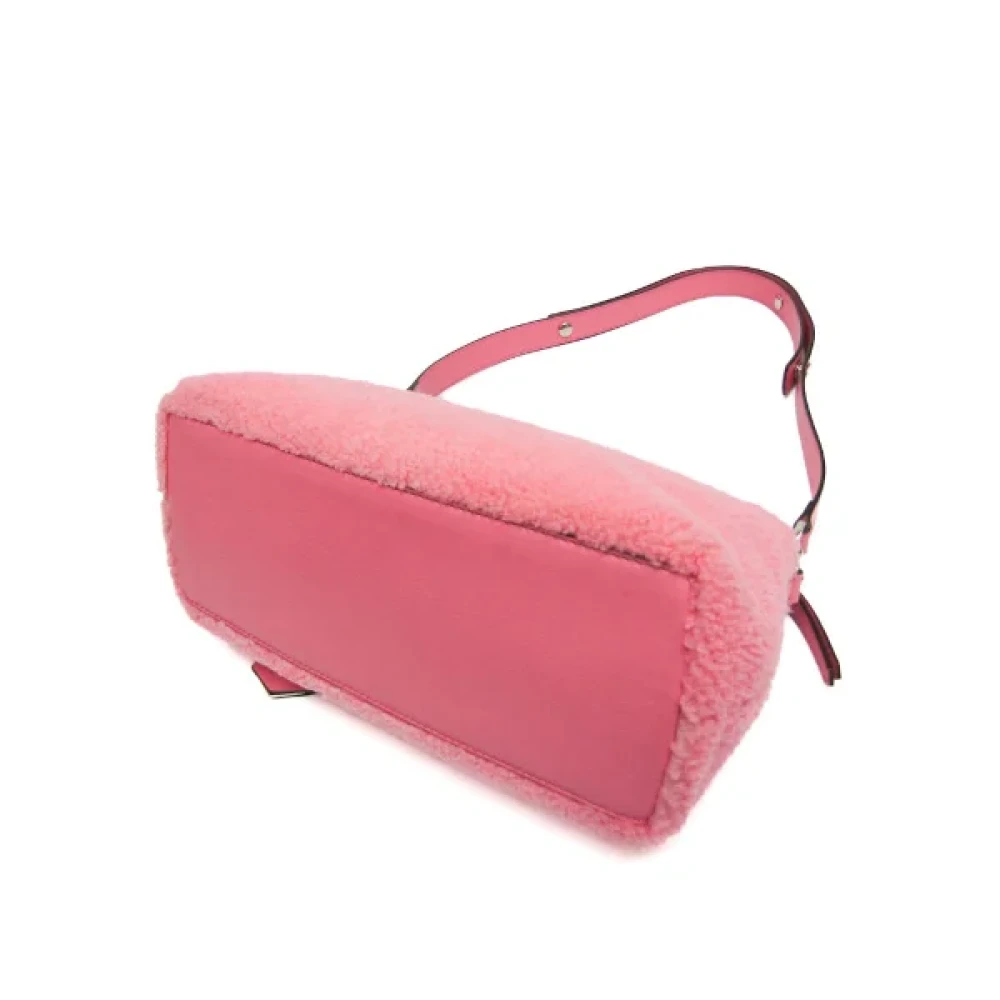 Fendi Vintage Pre-owned Faux Fur fendi-bags Pink Dames