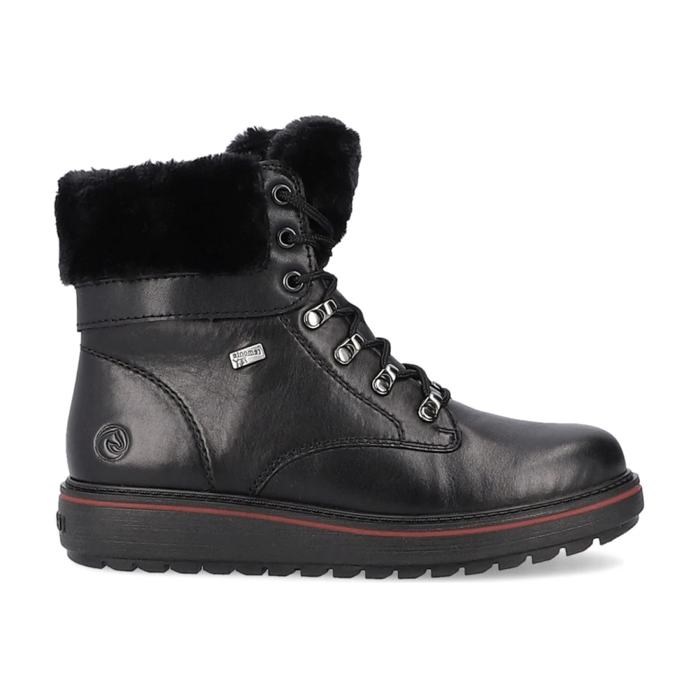 Remonte Women's Black Winter Boots, 4 Uk, Closed Booties Ankle Boots
